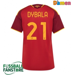 AS Roma Paulo Dybala #21 Replik Heimtrikot Damen 2026-27 Kurzarm